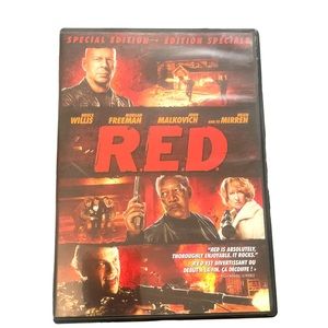 RED DVD Special Edition Bruce Willis Action Bonus Features